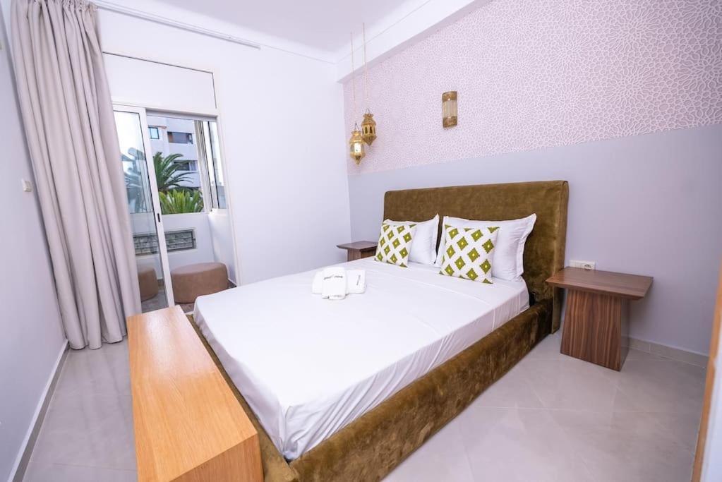 Tradition Meets Modern: 2Br Flat In Rabat Hassan エクステリア 写真